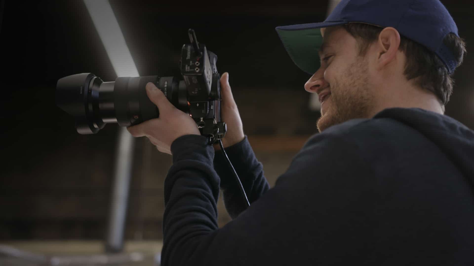 Photographer working