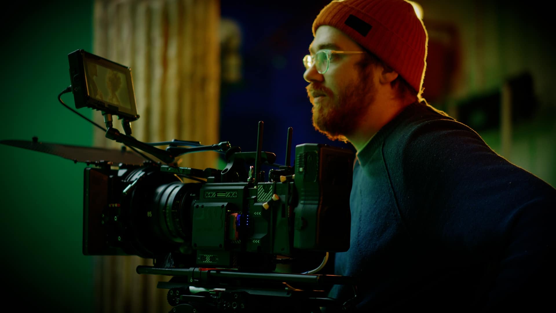 videographer working