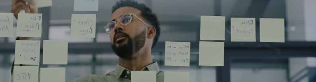 Collage of producers working.